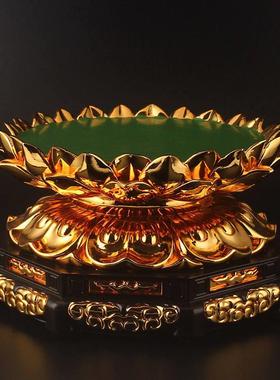 观音供座台莲花台镀金彩绘佛像坐垫佛堂加高增高庄严金刚佛台摆件