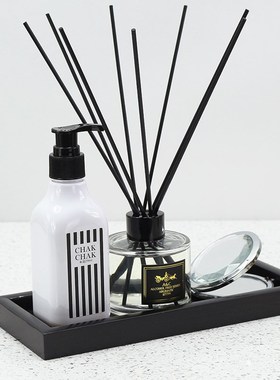 卫生间香薰摆件全屋定制展厅装饰品样板间托盘套装北欧样板房软装