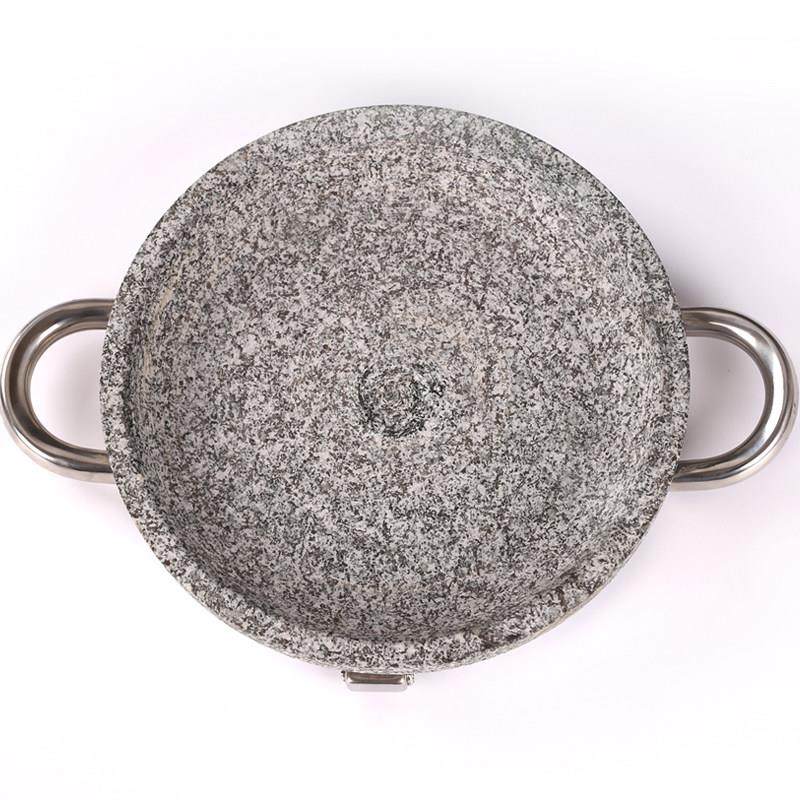 圆形石烤盘韩式烤肉盘石板天然石板盘石头煎牛扒锅石板烤肉烧烤盘,淘宝优惠券,粉丝福利购,淘宝优惠卷