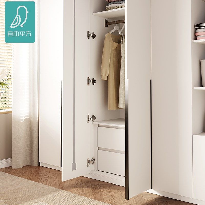 家用卧室拉门衣柜一门到顶柜子简约现代平开门衣橱小户型省空间,淘宝优惠券,粉丝福利购,淘宝优惠卷