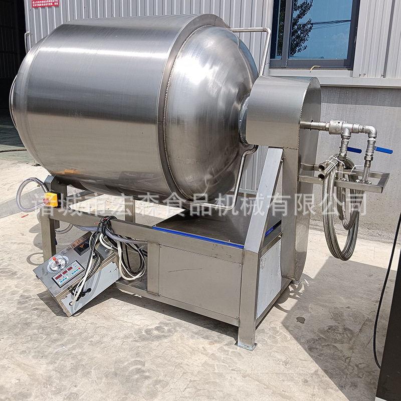 商用制冷猪肉腊肉入味腌制机全自动真空滚揉机牛肉干加工成套设备,淘宝优惠券,粉丝福利购,淘宝优惠卷