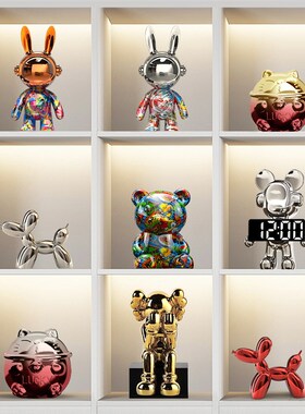 摆件大号落地轻奢高档酒柜客厅2024新款红酒架高级感宾馆家具装饰