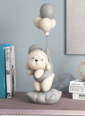 可爱狗桌面装饰摆件结婚礼物送新人客厅婚房布置家居饰品新婚礼物