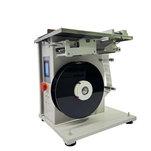 直角封口贴标机透明圆标转角半自动贴标签机盒子不干胶封口贴标机 - 图3