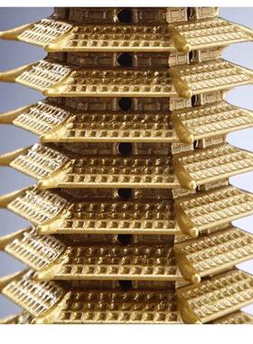 文峰塔文昌塔饰品13楼纯黄铜9楼9楼13楼学习桌宝塔学生礼品