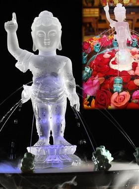 古法琉璃浴佛节浴佛盆太子佛像琉璃勺佛堂供奉摆件释迦牟尼浴佛像