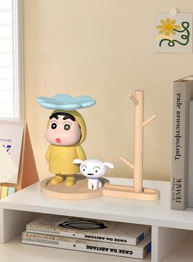 蜡笔新灿钥匙收纳入口大厅装饰品收纳架客厅纸巾盒创意手工乔迁礼