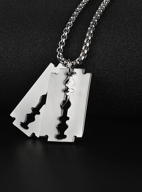 韩版男女款项链脖子简约吊坠蜡绳配饰品男衬衣服挂坠挂件个性挂绳