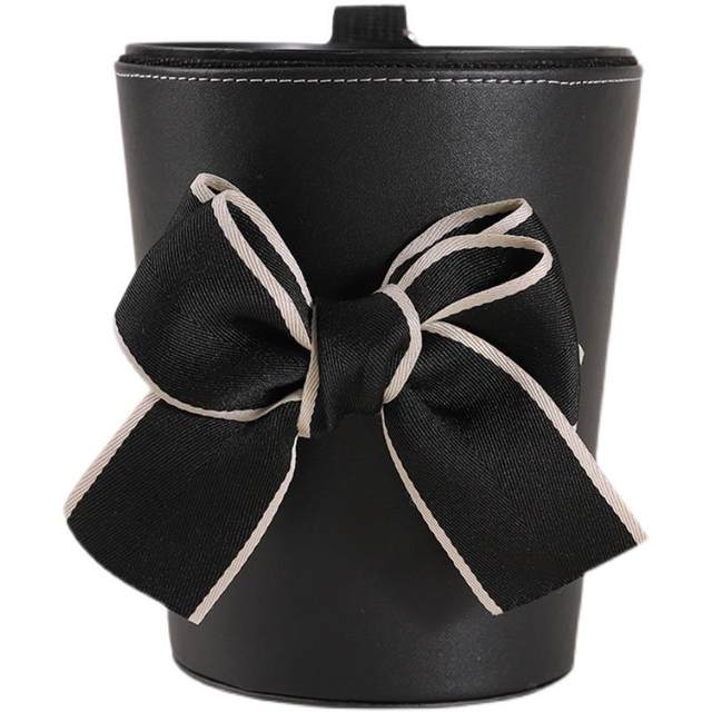 Car trash can creative cartoon multi-purpose car hanging storage barrel backrest storage cute car paper box