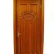 Myanmar teak pure wood door bedroom soundproof interior door pineapple grid solid wood walnut sabili sliding door