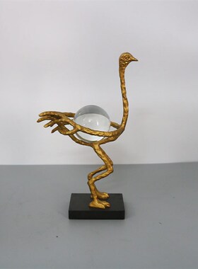 简约现代样板房创意n金属人物雕塑摆件新中式别墅酒店家居软装饰