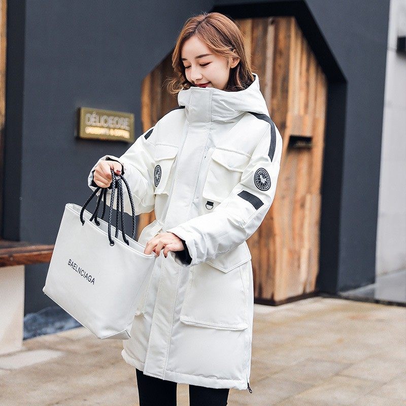 韩国情侣大码加厚冬装户外军工装羽绒服女中长款男外套200斤新款,淘宝优惠券,粉丝福利购,淘宝优惠卷