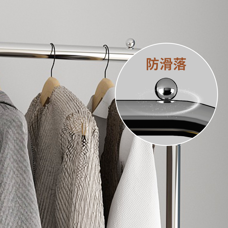 衣架落地卧室衣帽架床头床尾床边晚上睡觉放衣服的隔夜衣收纳神器 - 图2