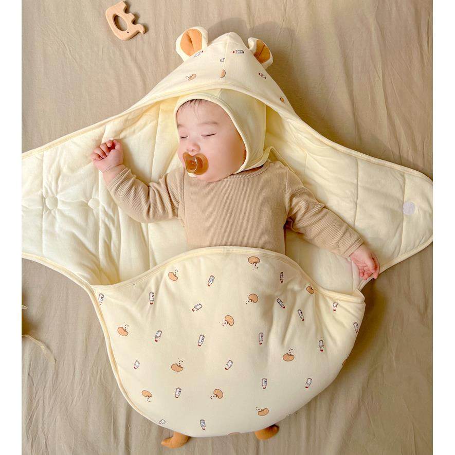 A类 婴儿抱被冬新生儿抱被防惊跳睡袋春秋夹棉新生儿包裹包被襁褓,淘宝优惠券,粉丝福利购,淘宝优惠卷