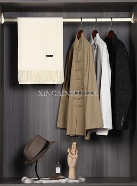 样板房衣帽间衣服鞋子首饰组合套装展厅新中式国风衣柜饰品摆件