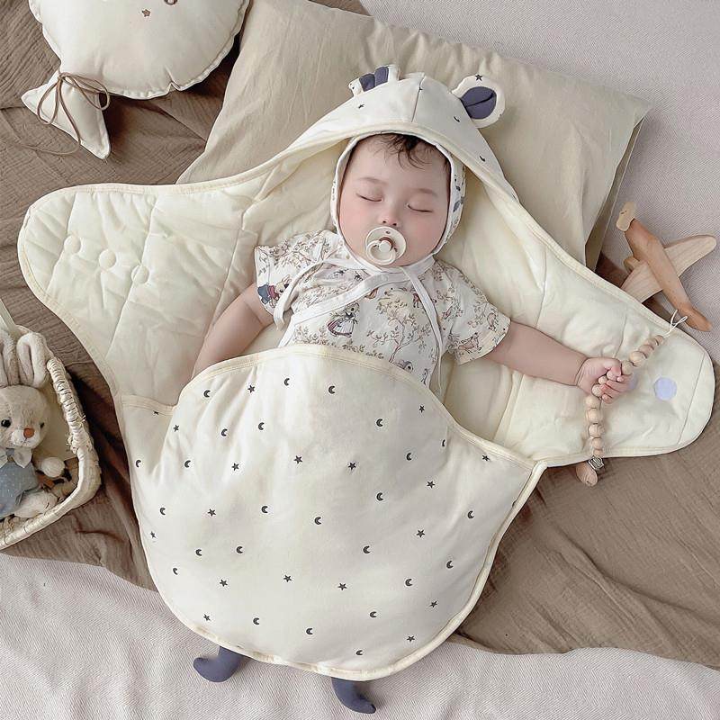 A类 婴儿抱被冬新生儿抱被防惊跳睡袋春秋夹棉新生儿包裹包被襁褓,淘宝优惠券,粉丝福利购,淘宝优惠卷