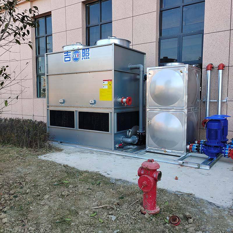 闭式冷却塔注塑机降温冷却塔不锈钢冷凝器镀镁铝锌钢板冷却塔 - 图2