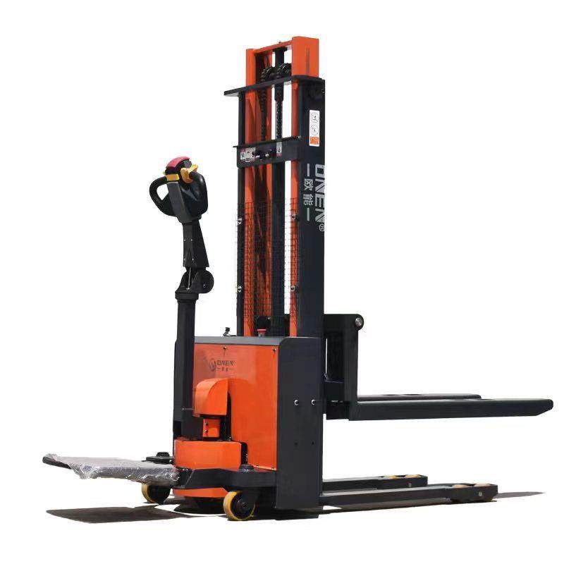 外贸跨境全电动升降站立式堆垛车小型搬运装卸车电动堆高车,淘宝优惠券,粉丝福利购,淘宝优惠卷