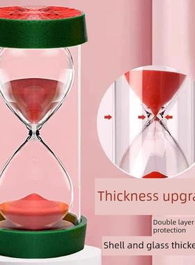 沙漏计时器儿童防摔塑料25/30/60分钟自律学习特殊时间管理流沙瓶