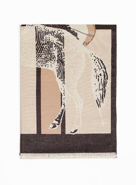 现代样板房围巾摆件装饰围巾衣帽间卧室挂衣架轻奢围巾软装陈列品