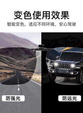 LESCA偏光墨镜夹片男近视钓鱼太阳镜防紫外线专用眼镜开车镜片