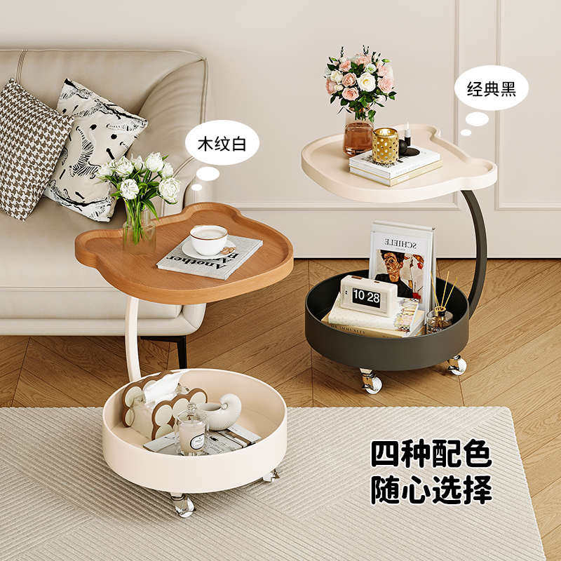 轻奢沙发边几现代简约客厅可移动茶几小桌子卧室床头柜推车置物架,淘宝优惠券,粉丝福利购,淘宝优惠卷