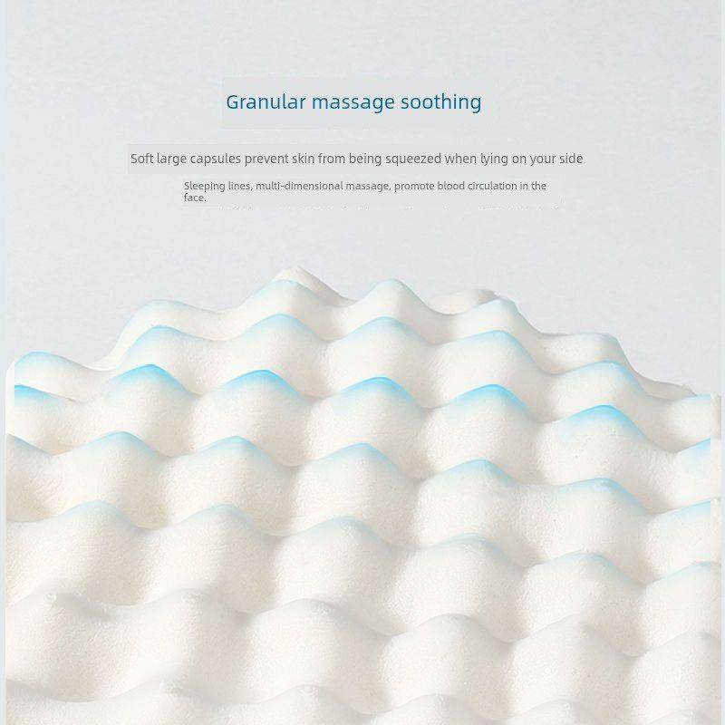 Nittaya泰国天然乳胶枕头家用进口颈椎枕按摩枕美容保健枕护肩枕,淘宝优惠券,粉丝福利购,淘宝优惠卷