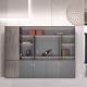 Boss office file cabinet wooden background cabinet against wall fashion information cabinet storage partition cabinet bookcase furniture