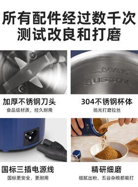 出口110V咖啡磨粉机小型电动打粉机辣椒香料粉碎机家用迷你研磨机