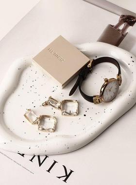 芳香疗法创意无障碍豪华香水托盘陶瓷储存托盘水果托盘咖啡桌珠宝