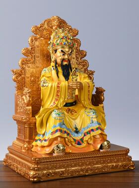 树脂彩绘金龙五爷神像家用1米五台山广济龙王菩萨财神像供奉摆件