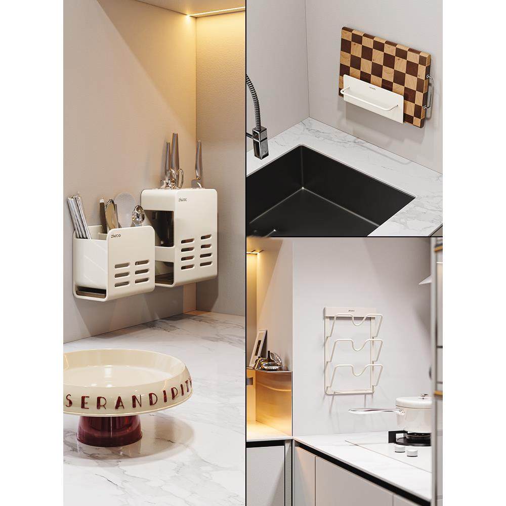 德国厨房置物架多功能壁挂调料品架厨房菜板筷子刀架多层收纳架盒,淘宝优惠券,粉丝福利购,淘宝优惠卷