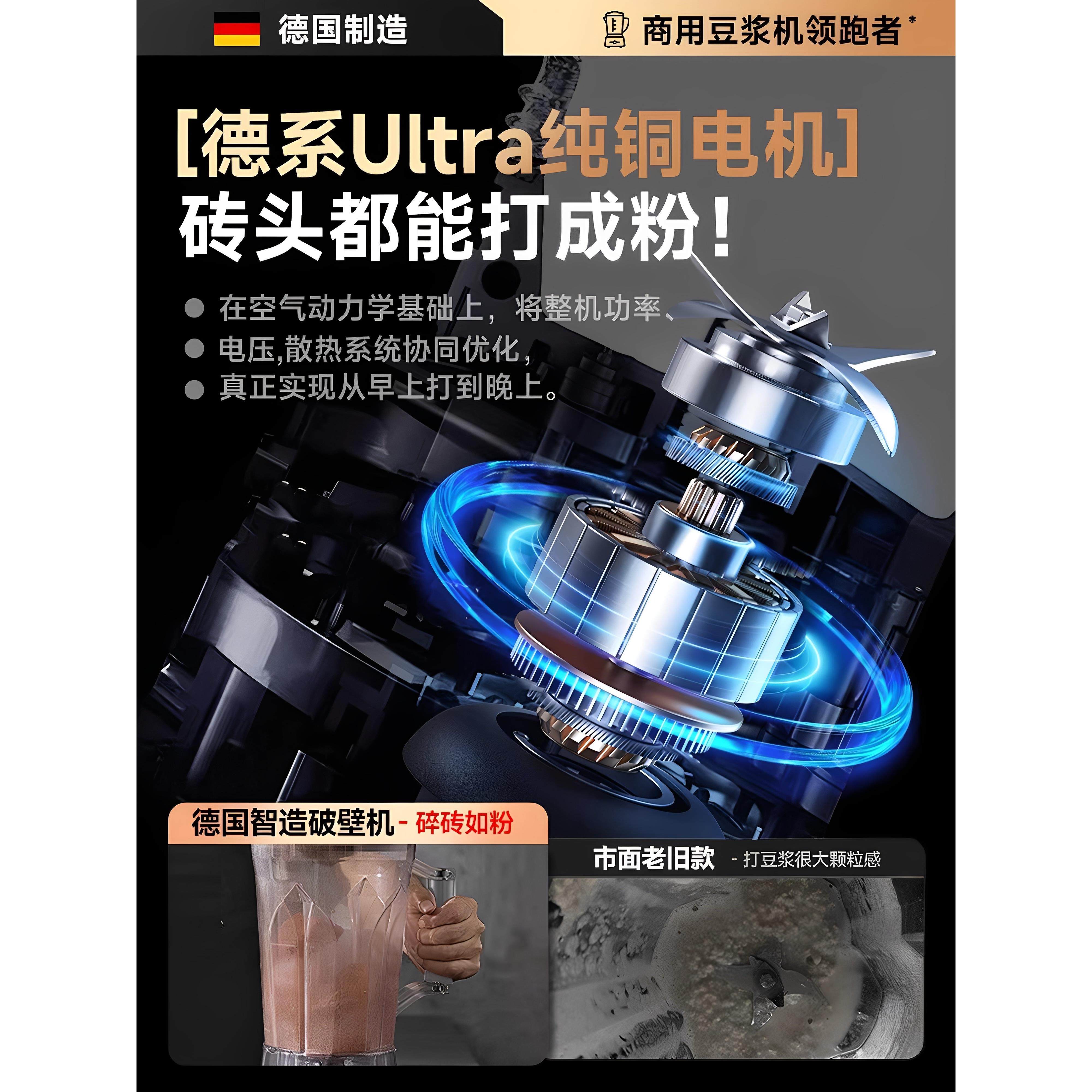 豆浆机商用破壁机早餐店用大容量现磨无渣免过滤大功率料理机打浆,淘宝优惠券,粉丝福利购,淘宝优惠卷