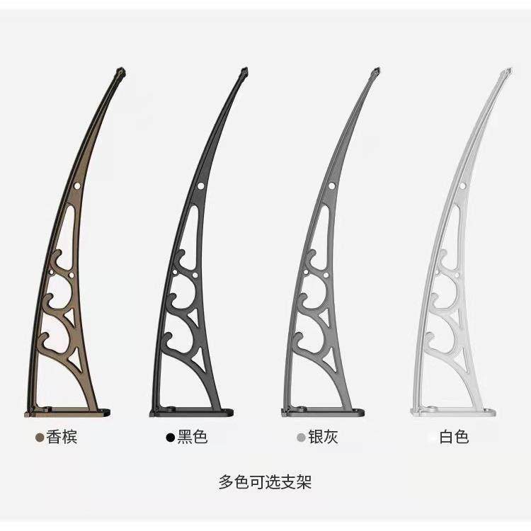 厂家直供铝合金雨棚遮阳遮雨棚pc耐力板雨棚支架雨棚窗台雨棚,淘宝优惠券,粉丝福利购,淘宝优惠卷