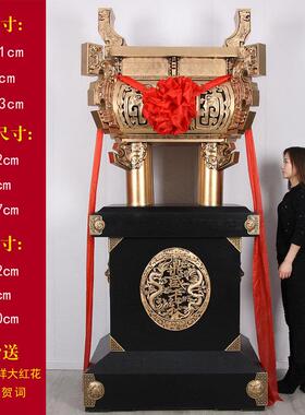 落地纯铜鼎摆件青铜龙鼎招财家居装饰工艺品饭店公司庆典开业礼品
