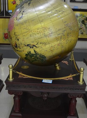 铜地球仪办公室会议室书r房桌面学校大厅落地摆件商务文化工艺礼