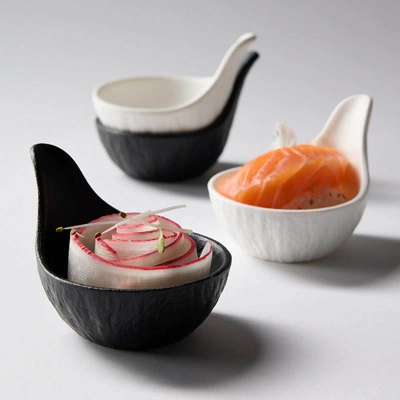 米立风物鱼子酱勺调味碟创意小菜碟烤肉蘸料碟陶瓷餐具冷菜小吃碟,淘宝优惠券,粉丝福利购,淘宝优惠卷
