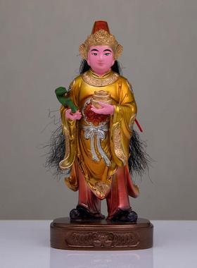 4寸三太子哪咤妈祖法主公赵公明七爷八爷齐天大圣关公钟馗小神像