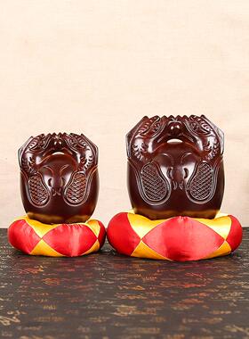 实木木鱼贵柚木鱼家用木鱼木鱼寺庙佛堂诵经念经法器家用佛具摆件