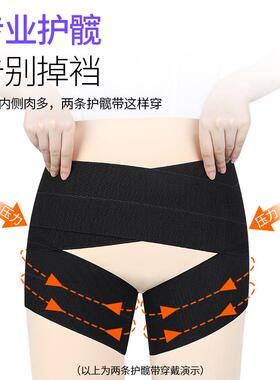 护髋带髋关节弹力固定支具抽脂护胯术后大腿加压绷带股髋骨保护带