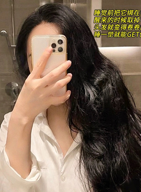 刘亦菲同款kitsch枕头发圈女睡眠卷发神器大肠发绳缎面不伤发头饰