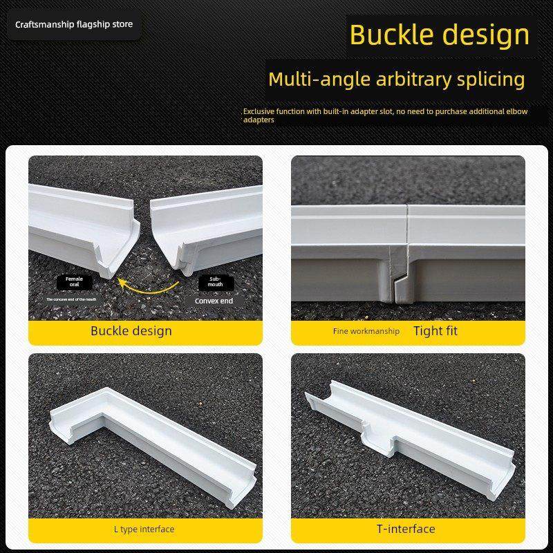 鹅卵石排水沟u型沟庭院室外花园雨花砾石嵌埋不锈钢盖树脂沟,淘宝优惠券,粉丝福利购,淘宝优惠卷