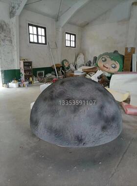 定制泡沫雕塑3d模型月球背景墙火星摆件月球装饰八大行星道具地球