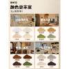 Solid wood hole board shape wall custom wall storage rack entry entrance storage display rack door rear hanging board partition