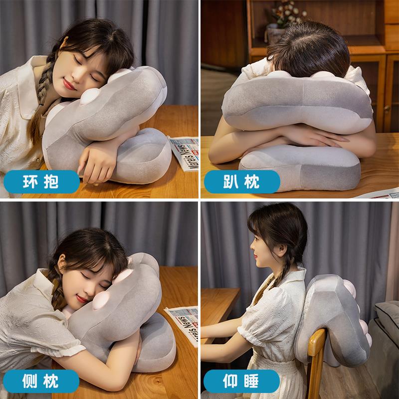 午睡枕办公室午睡神器小学生午休趴枕桌上儿童趴睡枕女生睡觉抱枕 - 图0