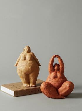 简北欧古风格艺术卧室内客厅楼房间屋子装饰品唯美摆件设创意网红