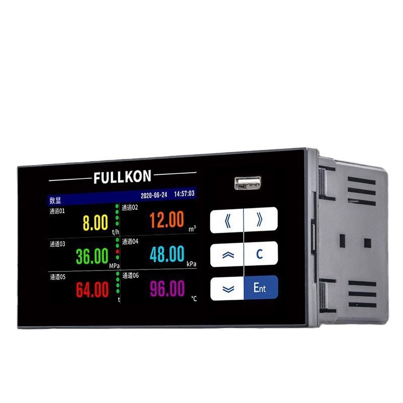 丰控多路无纸记录仪电流压力电压数据曲线温度巡检仪高精度记录,淘宝优惠券,粉丝福利购,淘宝优惠卷