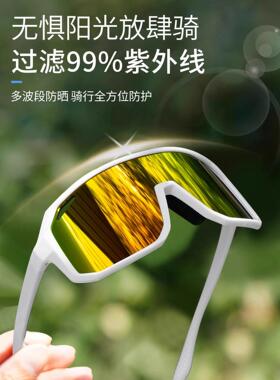 青少年户外运动骑行眼镜防风紫外线大童儿童墨镜男款太阳镜护目镜