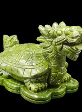 玉龙龟摆件龙头龟客厅办公室家居饰品乔迁新居摆设卧室长寿龟礼品
