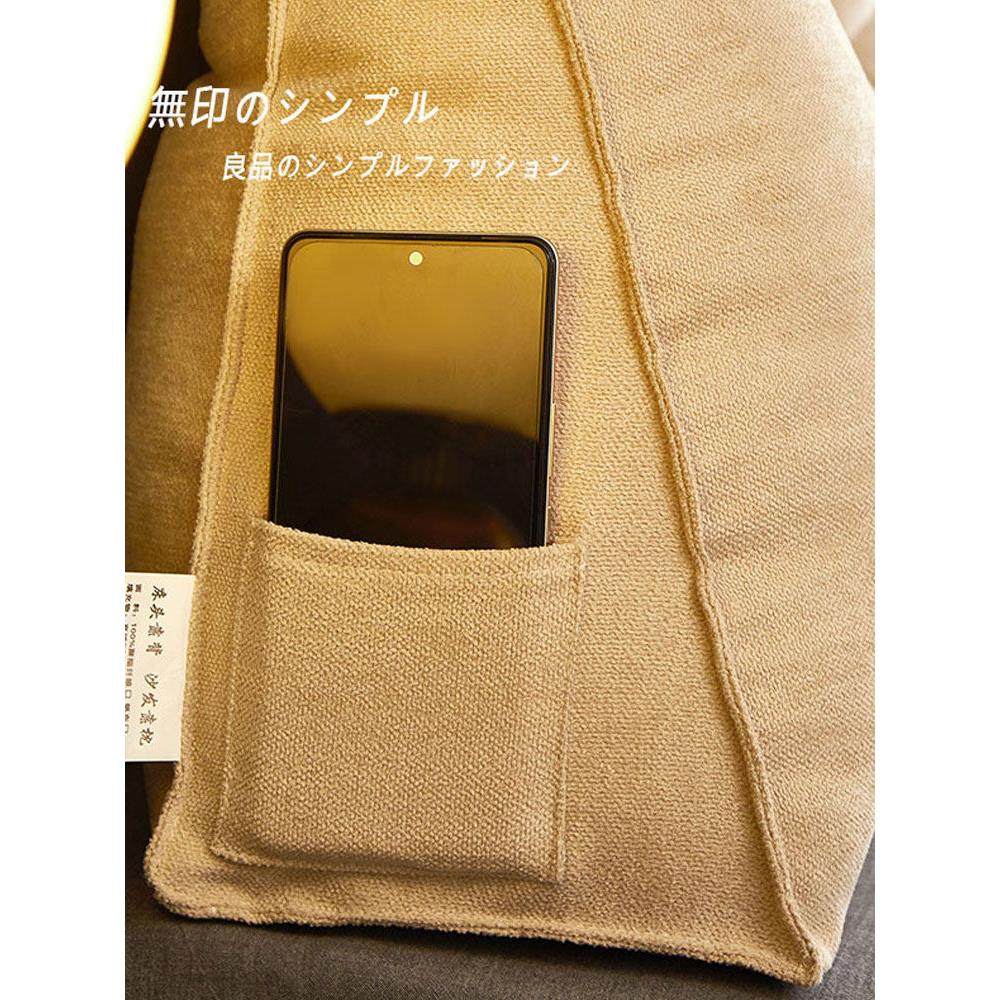 星致家三角床头靠垫床上靠枕大靠背软包榻榻米背靠垫可拆洗浅米灰,淘宝优惠券,粉丝福利购,淘宝优惠卷